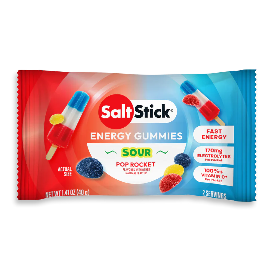 SaltStick Energy Gummies - Sour Pop Rocket - 40g - Refuel.ae