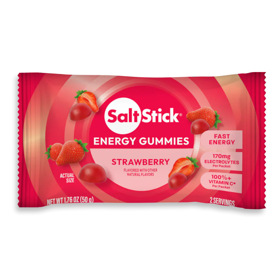 SaltStick Energy Gummies - Strawberry - 50g - Refuel.ae