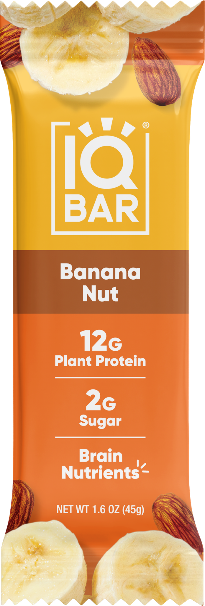 IQ BAR Banana Nut 45 gr Protein Bar