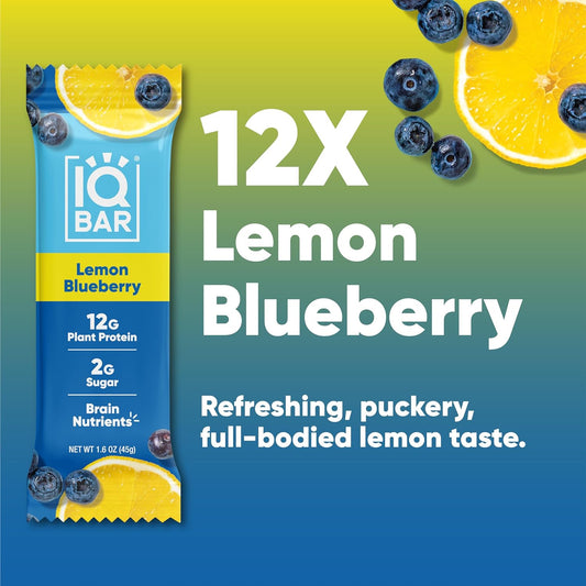IQ BAR Lemon BlueBerry 45 gr Protein Bar