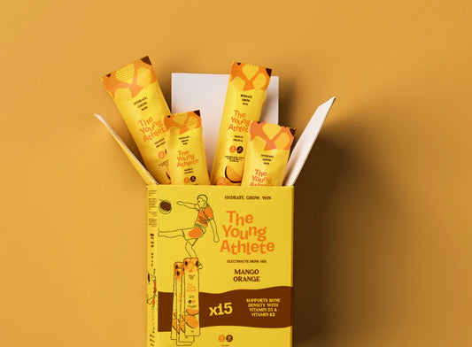 The Young Athlete - Electrolyte Hydration Supplement - Mango Orange - 3.8g (15 Sticks)