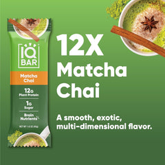 IQ BAR Matcha Chai Pack of 12