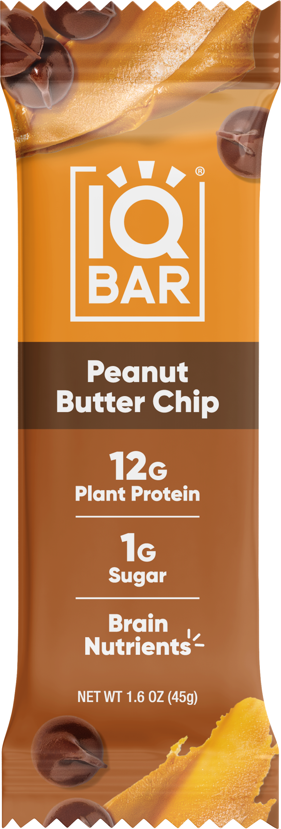 IQ BAR Peanut Butter chip 45 gr Protein Bar