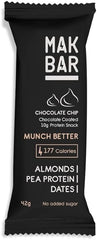 MAK BAR Chocolate chip Protein Bar 10 X 42g - Refuel.ae