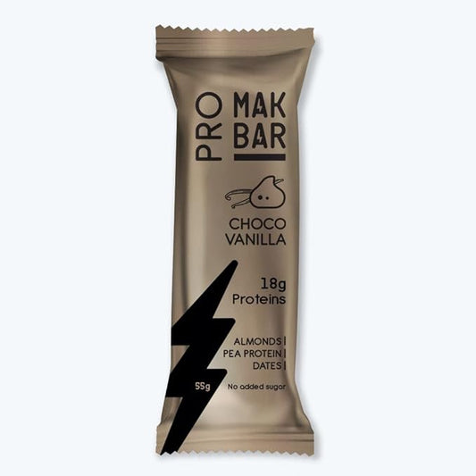 MAK BAR Pro (Vanilla Choc Chip Flavor) Protein Bar 12 X 55g - Refuel.ae