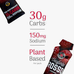 Veloforte Natural Energy Gel - Rosso - 45g