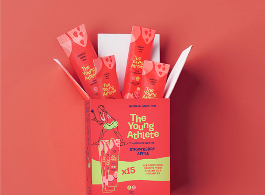 The Young Athlete - Electrolyte Hydration Supplement - Apple Strawberry - 3.8g (15 Sticks)