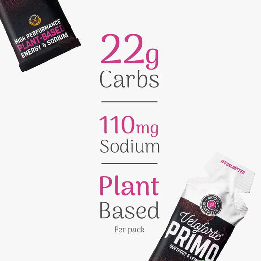 Veloforte Primo Natural Energy Gel 9 X 33 gr